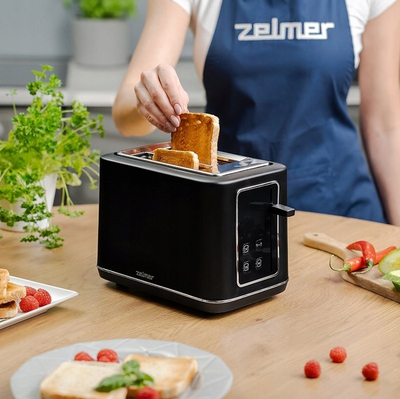 Toster Zelmer ZTS7990, 2 feta, rregullim i skuqjes, i bardhë