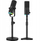 Mikrofon dinamik Mozos GM-ONE-BK, USB C dhe XLR, RGB LED, i zi