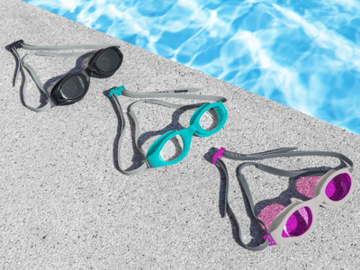 Syze noti Bestway Hydro Swim Accelera 21077, lente polikarbonati UV, anti-fog, të zeza