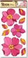 Ngjitëse dekorative muri Sticker BOO, 60x30cm, me lule