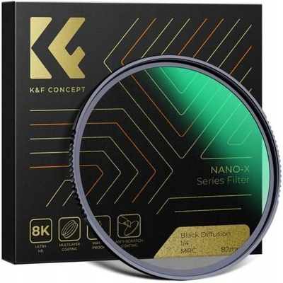 Filtër difuzion K&F Concept Nano-X Black, 49mm, Grade 1/4, i zi