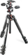 Tripod Manfrotto 190 MK190XPRO3-3W, alumin, me kokë 3D, gri