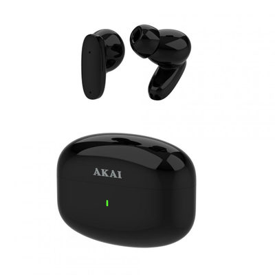 Kufje wireless Akai BTE-J400ENC, Bluetooth 5.3, ENC, të zeza