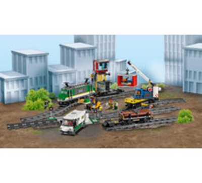 Set figurash LEGO City 60198 Freight Train