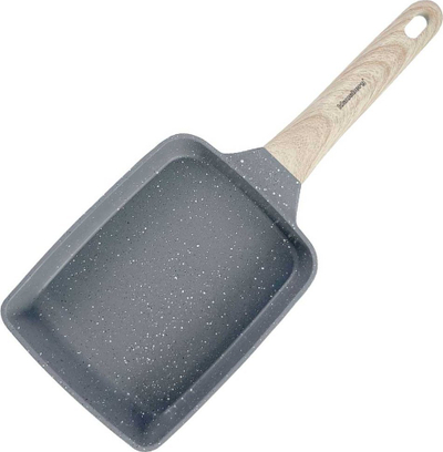 Tigan katror Klausberg KB-7814, 36x15x4 cm, me veshje jo-ngjitëse, gri me dorezë druri