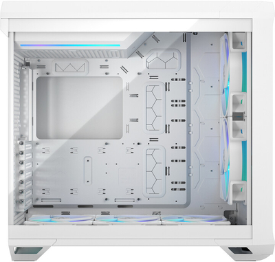 Kasë kompjuteri Fractal Design Torrent White RGB TG Clear Tint