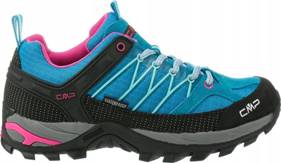 Atlete trekking për goca CMP Rigel Low Wmn W 3Q54456-16HL, membranë Clima Protect, taban CMP Full On Grip, të zeza me rozë
