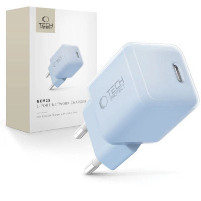 Karikues muri Tech-Protect NCM25, USB-C PD, 25W, blu