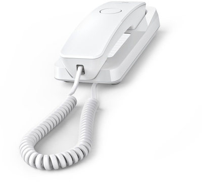 Telefoni fiks Gigaset Desk 200, me kabllo, montim muri, i bardhë