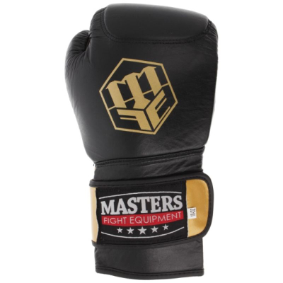 Doreza boksi Masters RBT HARD, 16 oz, lëkurë natyrale, të zeza
