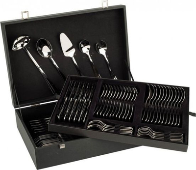 Set takëmesh Arcos Burdeos, 113 copë, inoks 18/10, argjendtë