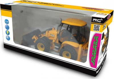 Ekskavator me telekomandë Jamara JCB 404980, shkallë 1:20, 2.4GHz, i verdhë
