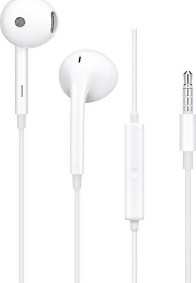 Слушалки in-ear Oppo MH135, со микрофон, конекција 3.5 mm, бели