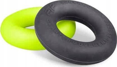Unaza stërvitje për dorë PTP Hand Grip Loops, fortësi Soft edhe Firm, diametër 8.7cm, jeshile me të zezë