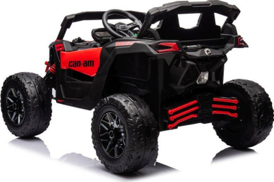 Makina elektrike për kalamaj Lean Toys Buggy Can-am DK-CA003, 24V, 2 ulëse, e kuqe
