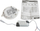 Llampë e rrumbullakët Orion, LED, 12W, 960lm, 175mm