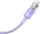 Kabllo USB Baseus CATS010005, USB A në Lightning, 1 m, vjollcë