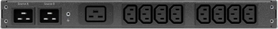 Ndërrues burimi energjie APC AP4423A Rack ATS, 230V, 16A, hyrje C20, 8x C13 1x C19