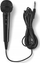 Mikrofon Nedis Uni-Directional, dinamik me kabllo 5m, 80Hz-13kHz, i zi