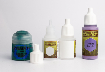 Shishe bosh për bojë Army Painter Paint Mixing, 12 ml, set me 6 copë, transparente
