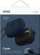 Mbulesë Uniq Clyde Lock Case për AirPods Pro 2, 2022 2023, blu gri e errët