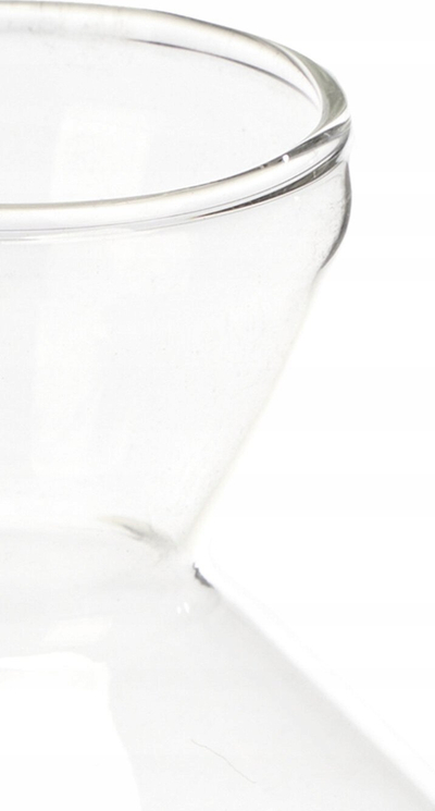 Shishe vaji Vivalto, qelq, kapak bambuje, 600 ml, transparente