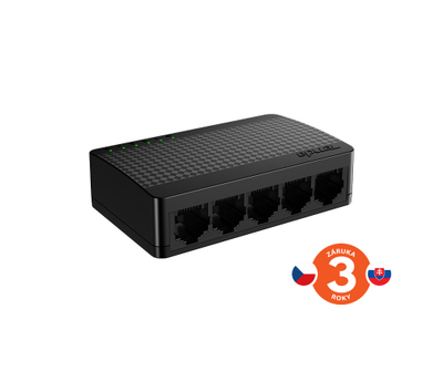 Switch rrjeti Tenda SG105M, 5 porta Gigabit, Ethernet 10/100/1000, i zi