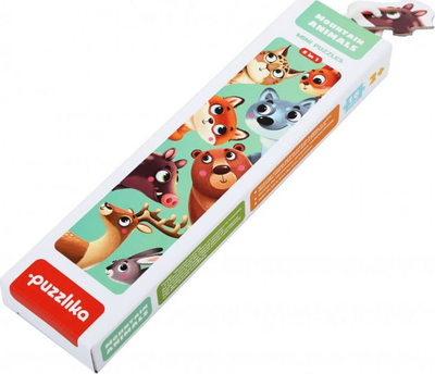 Puzzle edukativ Puzzlika Forest Animals 14798, 8 kafshë, 16 pjesë