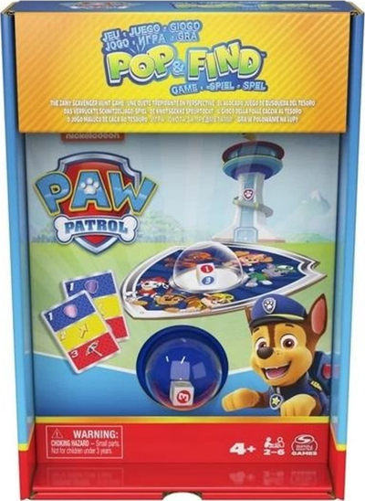 Lojë tavoline Spin Master PSI Patrol Search and Find, 2–6 lojtarë, 4 vjeç+