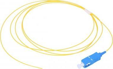 Pigtail optik Extralink SC UPC, SM G.657A, 3m, i verdhë