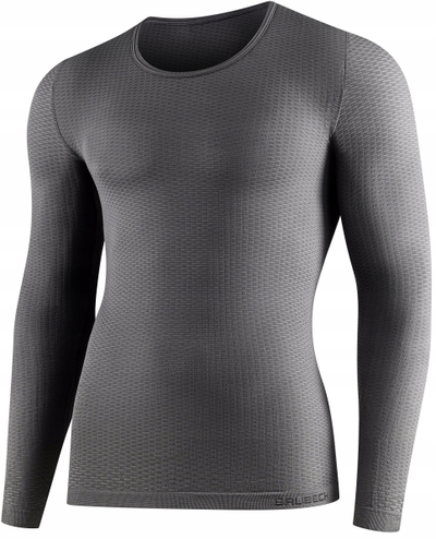 Термо блуза Brubeck Base Layer, унисекс, S, сива