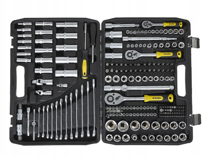 Set çelësash dhe kokash KELTIN K00099, 216 copa, 1/4" 3/8" 1/2"