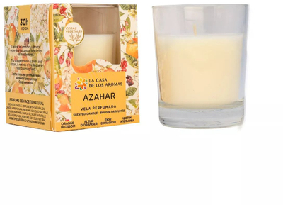 Qiri aromatik LA CASA DE LOS AROMAS INTENSO ORANGE BLOSSOM, 140 g, në gotë