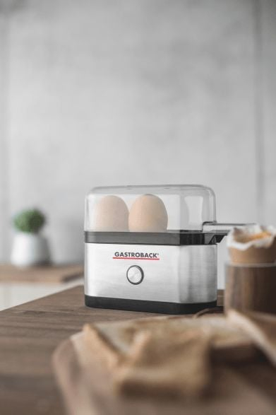 Варелка за јајца Гастробек Мини 3Јајца 42800, 350W, 3 јајца, црн инокс