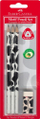 Faber-Castell Триаголни Графитни Моливи со Гума, 3 парчиња