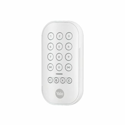 Tastierë alarmi Yale Keypad, për Yale Smart Alarm, me buton paniku, e bardhë