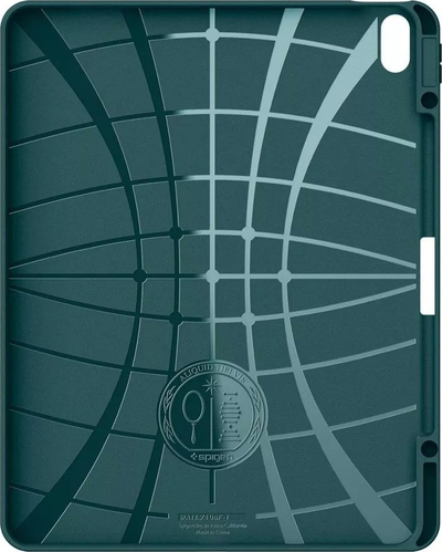 Futrollë tablet Spigen Urban Fit, për iPad Air 13" 2024, me qëndrim, jeshile e errët