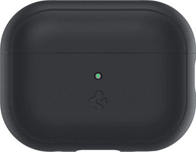Mbulesë silikoni Spigen Silicone Fit Strap për Apple AirPods Pro 1 dhe 2, me rrip për ta mbajtur, e zezë