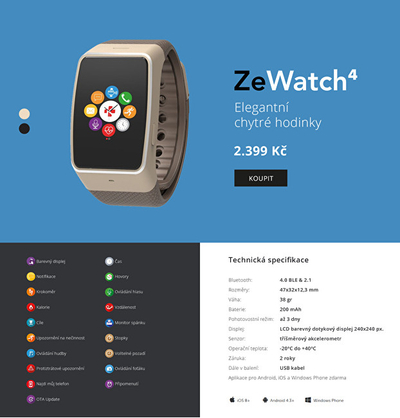 Orë e mençur dore MyKronoz ZeWatch 4