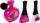 Set lojë bukurie Lean Sport Beauty, tharëse flokësh, aparat për gërsheta, rozë