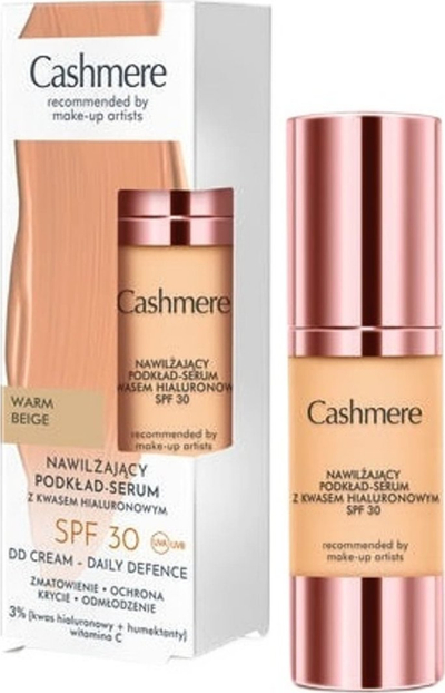 Krem-pudër Cashmere DD Cream, SPF30, acid hialuronik, 03 Nude, 30 ml
