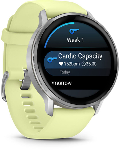 Паметен часовник Garmin Venu 4, GPS, батерија до 12 дена, сребрен