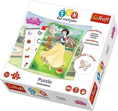 Puzzle sensor Trefl Sniezka Fun for Everyone 24003, 15 copa, për mësim, me ngjyra