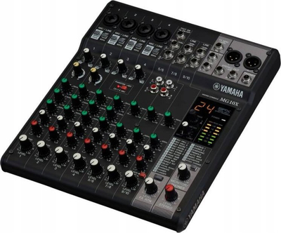 Mikser audio Yamaha MG10X, 10 kanale, me efekte SPX, i zi