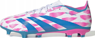 Këpucë futbolli Adidas Predator League FG IG6262, për meshkuj, bar natyral, bardhë kaltër