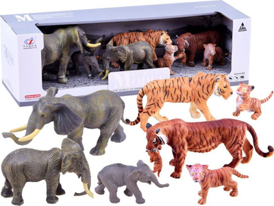 Set lodrash figurina Safari Model Series, 7 copë, plastikë, shumëngjyrëshe