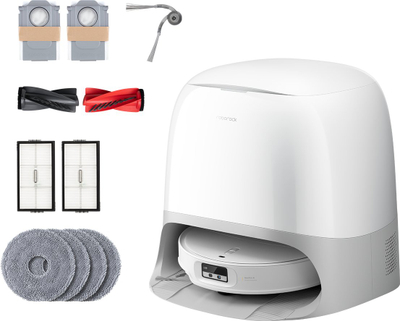 Pastrues robotik Roborock Qrevo Curv 2 ProX, i bardhë