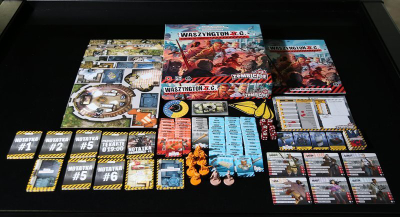 Zgjerim loje tavoline Portal Games Zombicide 2.0 Washington Z.C, fushatë me 10 misione, 8 figura miniaturë