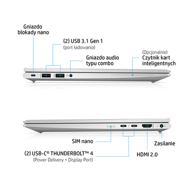 Лаптоп HP EliteBook 840, 14", Intel i7-1165G7, 32 GB RAM, 512 GB SSD, i argjendtë