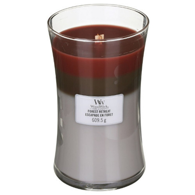 Qiri aromatik WoodWick Trilogy Forest Retreat, 609.5 g